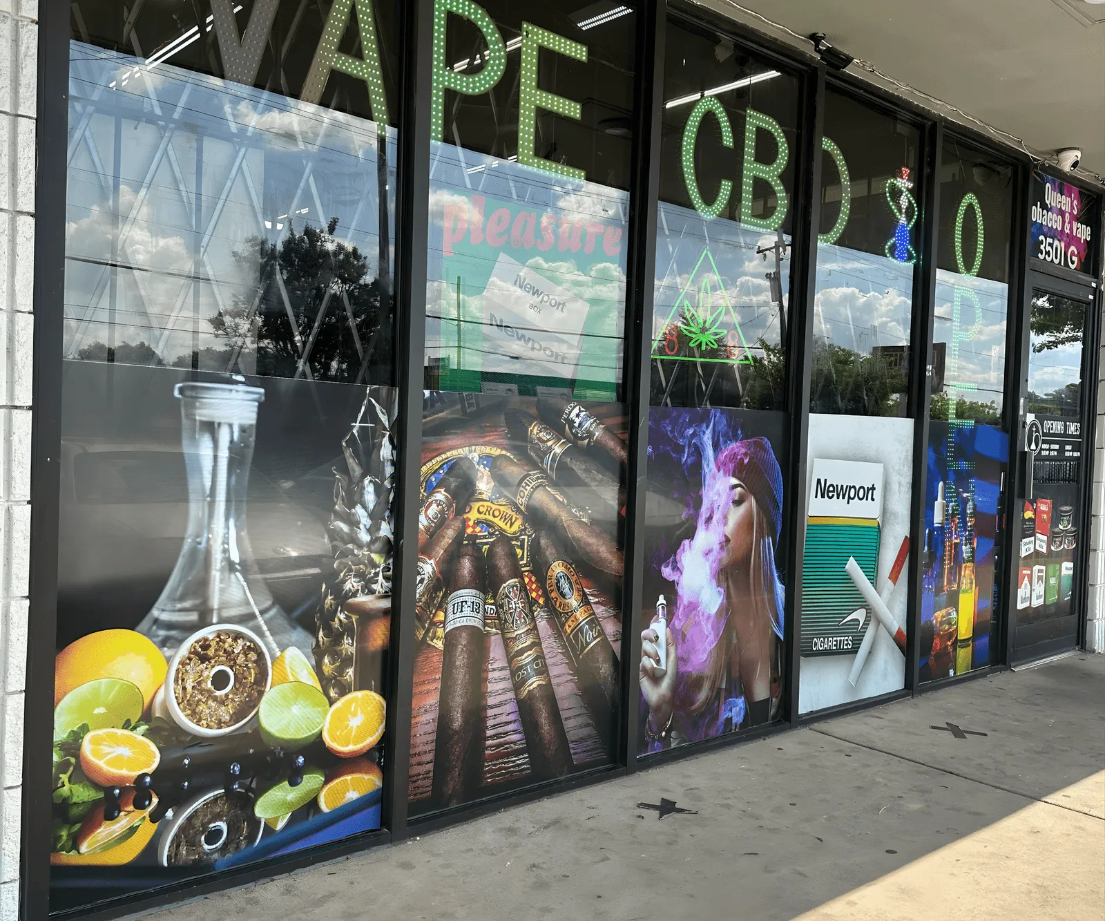 Window Graphics - Vape Shop